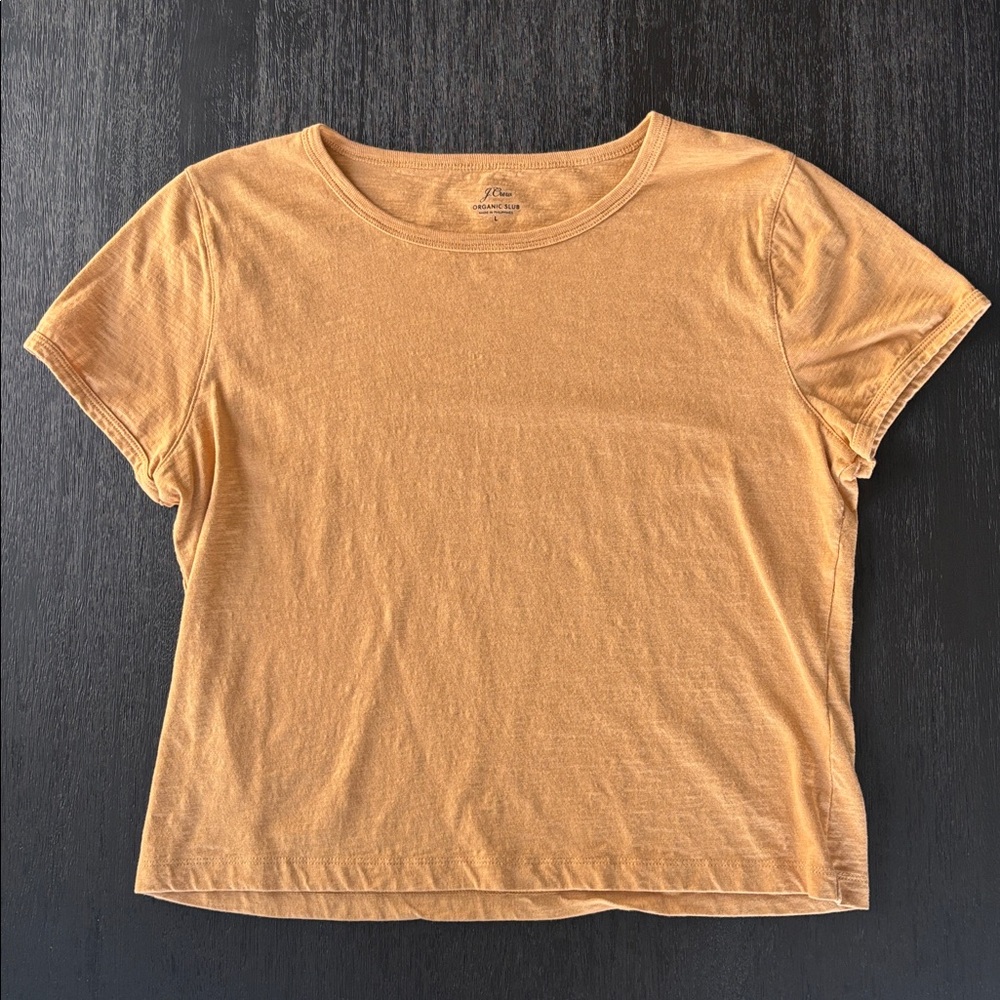 J. Crew Organic Slub Short Sleeve Tee